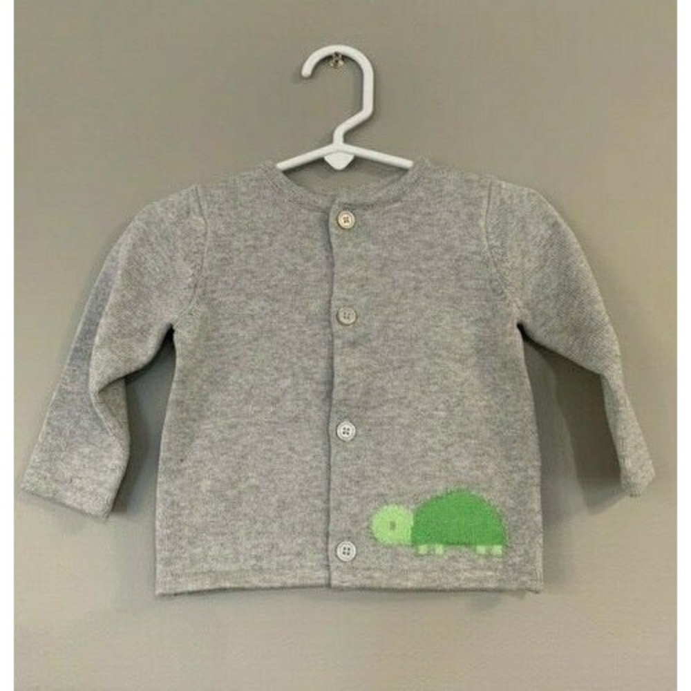 NWT Gymboree baby gray turtle sweater size 6-12 months from 2012 collection